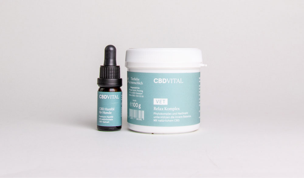 CBD VITAL Hanf&ouml;l und Relax Komplex f&uuml;r Hunde