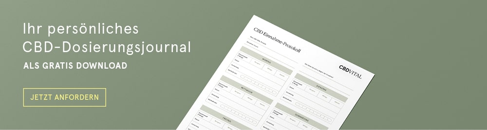 Gratis Protokoll f&uuml;r CBD-Dosierung