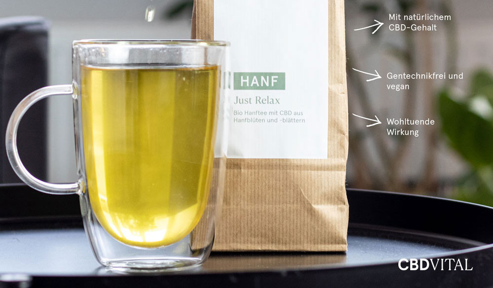 Hei&szlig;es Zitronengetr&auml;nk mit Ingwer und Hanf 