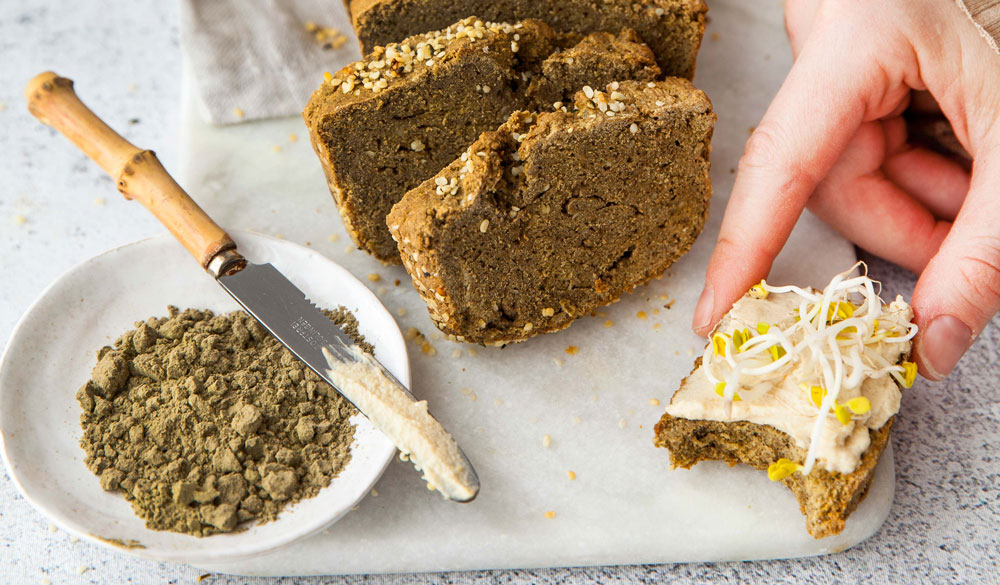 Tipp: Mit Hummus oder Butter und frischen Sprossen belegen Tipp: Mit Hummus oder Butter und frischen Sprossen belegen